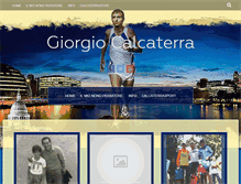 Tablet Screenshot of giorgiocalcaterra.com